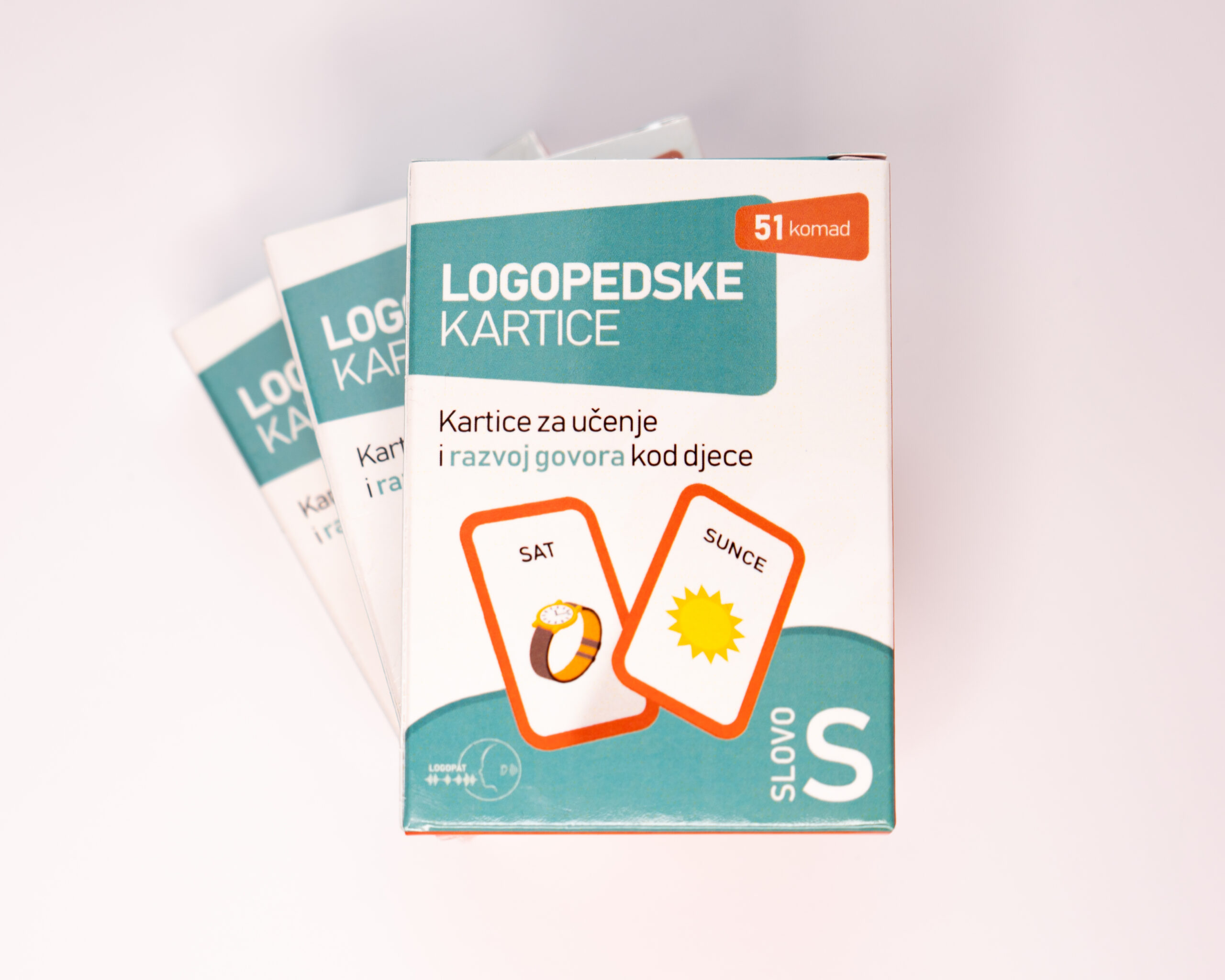 Logopedske kartice - slovo S (Latinica)